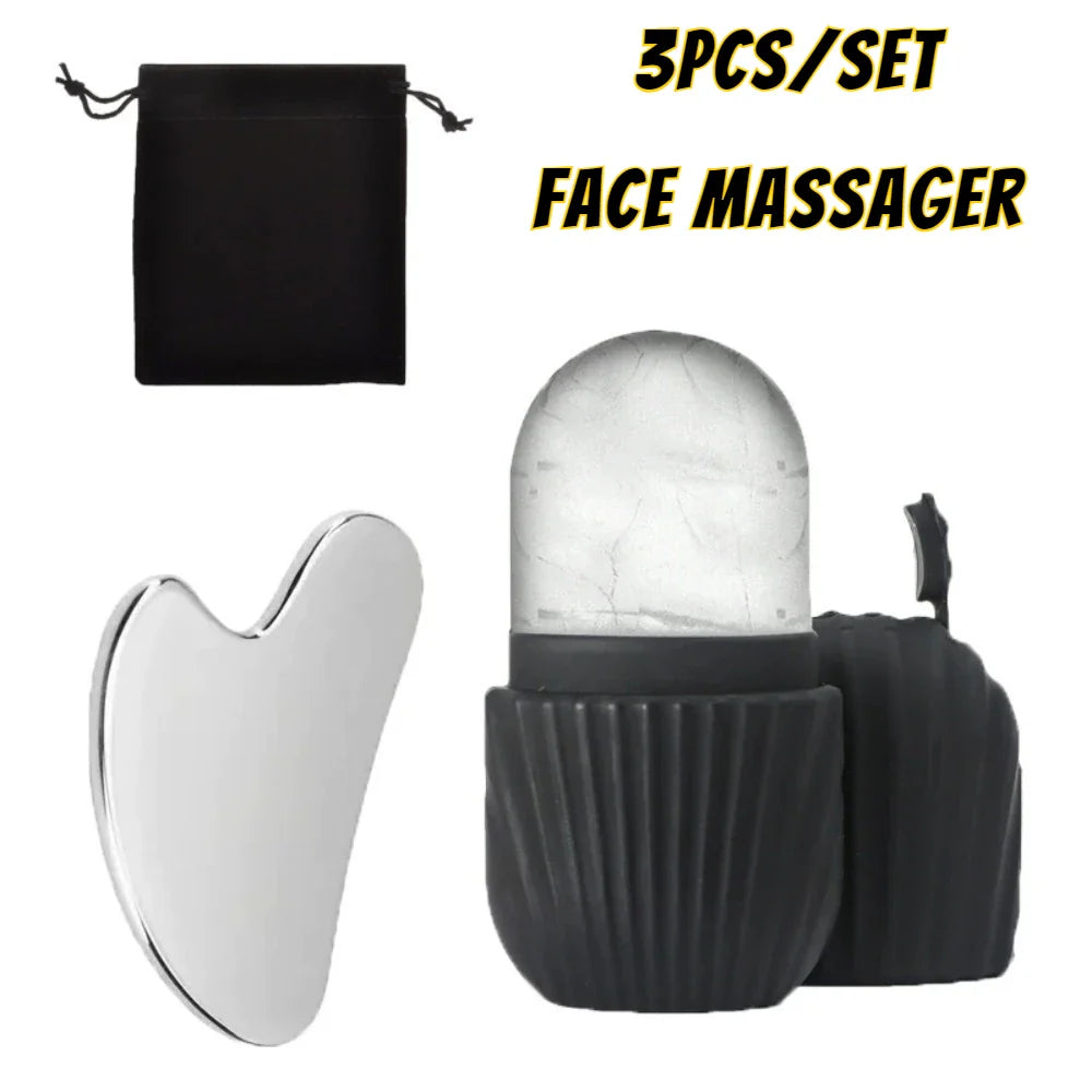 Ice Face Roller Beauty Set